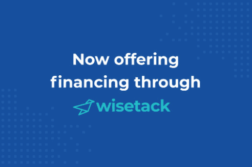 now offering financing through Wisetack